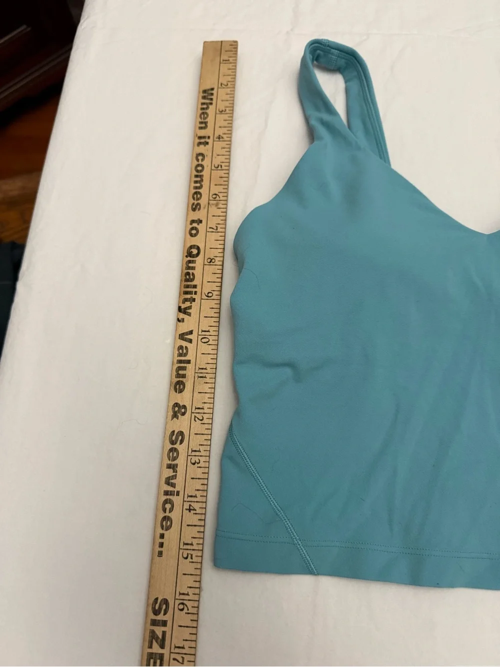 lululemon athletica Teal Seamless Support Sports Bra